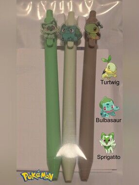 Pokemon Grass Type Gel Pens